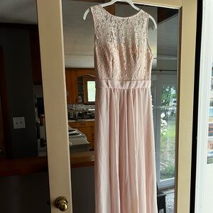 Light pink prom/bridesmaid dress